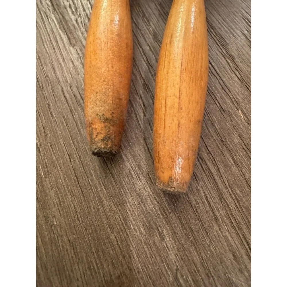 Vintage Sport Craft Jump Rope Wooden Handles Ball Bearing W/Box - Picture 7 of 7